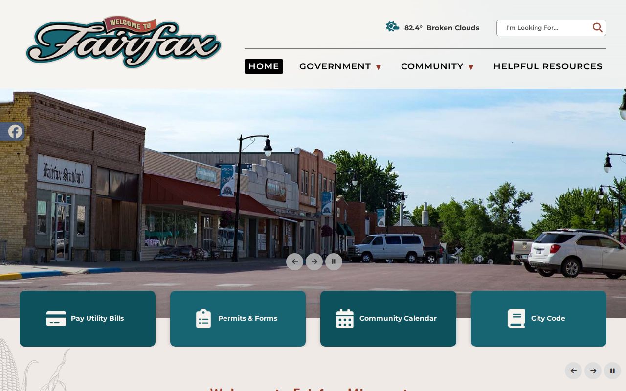 Fairfax city hall contact page for Fairfax warrant records routing in Renville County